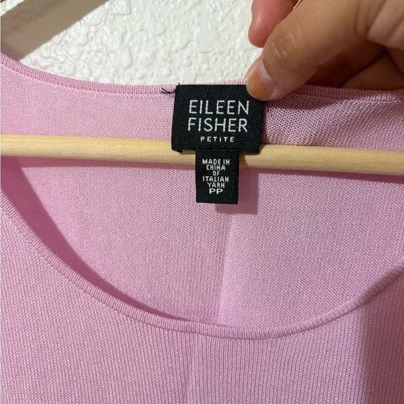 Eileen Fisher Lilac Scoop Neck Tank PP - Picture 3 of 6